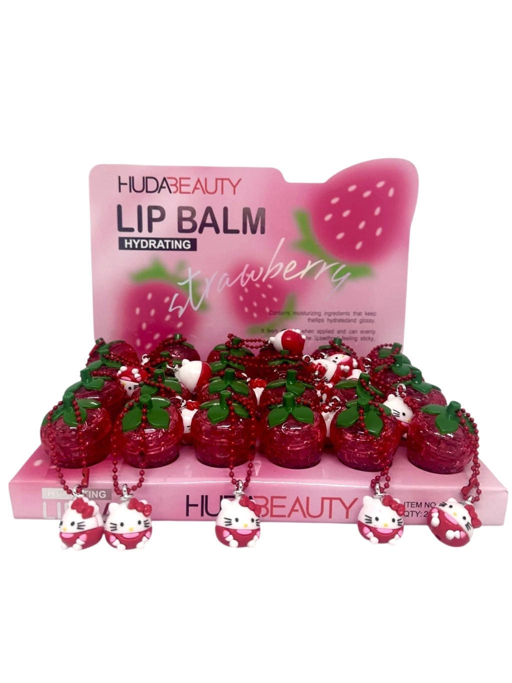 Balsamo labial frutilla Kitty HudaBeauty